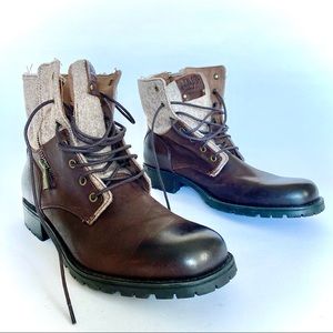 Andrew Marc lace up boots